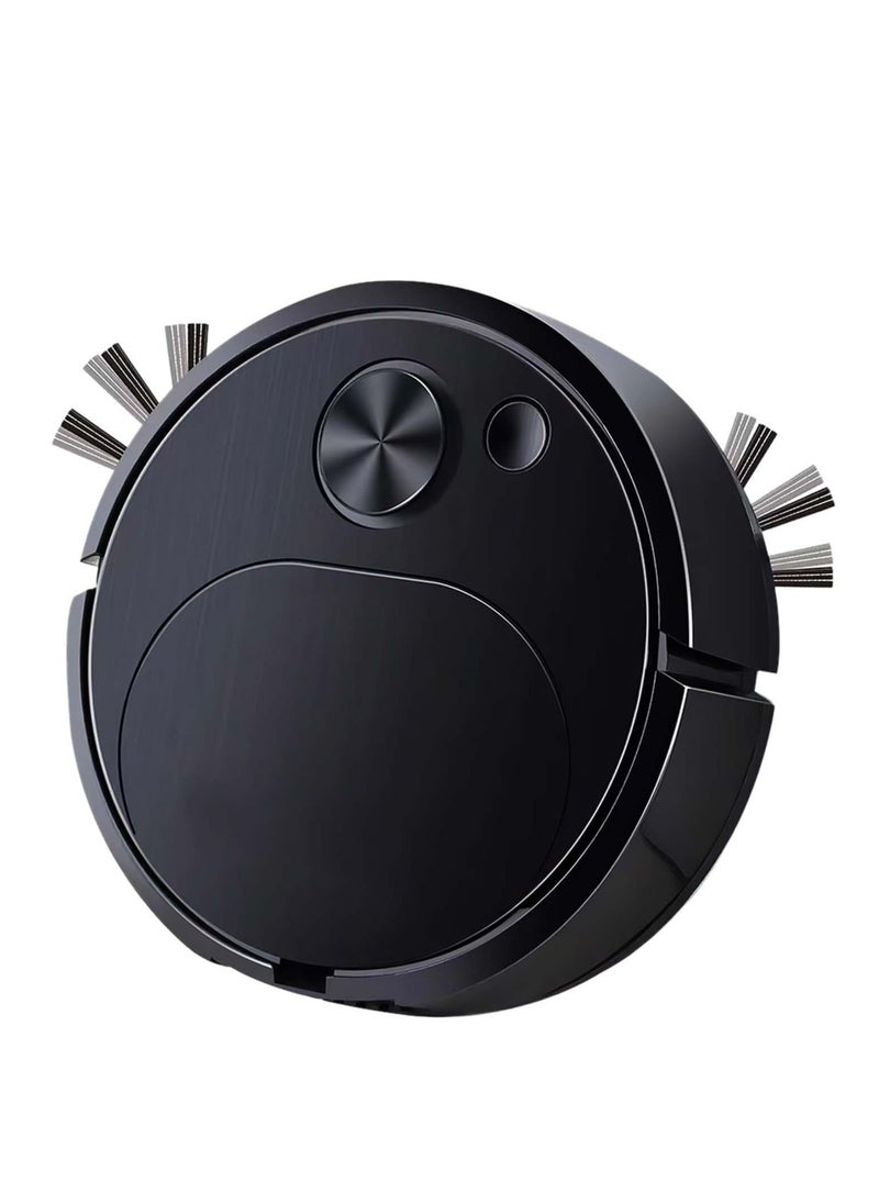 SYOSI - Robot Vacuum Cleaner, 3 in 1 Robot Vacuum Cordless USB Recha rgeable, Strong Suction & Low Noise, Electric Robotic Vacuum Cleaner with Mop for Hair Hard Floor Carpet(Black) - Image 1