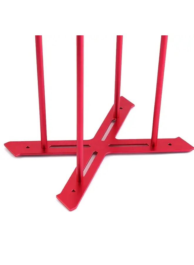 Silver RC Car Wheel Display Stand Alloy Drift Climbing Tire Rack Vehicle Accessories - Image 3