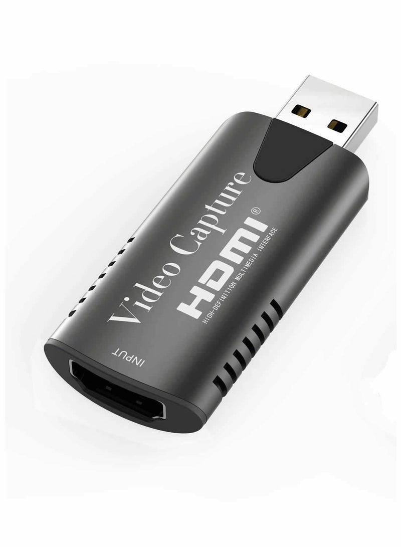 بطاقة التقاط فيديو HDMI بدقة 4K، جهاز التقاط تسجيل HDMI إلى USB 3.0، محول جهاز التقاط تسجيل بدقة 1080 بكسل بمعدل 60 إطارًا في الثانية - Image 1