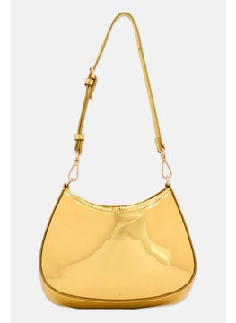 Women Plain Shoulder Bag 15 H x 22 L x 5 W cm, Gold - pzsku/Z96BF8B5B183BEC2CAC9CZ/45/_/1738764386/0fc9b44b-15cd-4d2e-bffc-e45cc37e0553