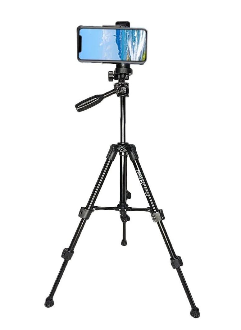 NeePho - Professional Tripod NP-3180 Quality Holder HP/Camera ABS+PC DSLR Universal Extended Up to 1360mm Folded to 500mm Quick Release Plate with 1/4" Screw - Image 1