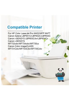 Asta ASTA M477fdw 410A Color Toner Cartridge CF410A Universal CRG 046 BK Compatible For Canon HP Laser Jet LBP651C LBP652C MF733Cdw MF735Cdw M452 MFP M477 Printer Black CF F 410 A CRG-046 Replacement  - Image 4
