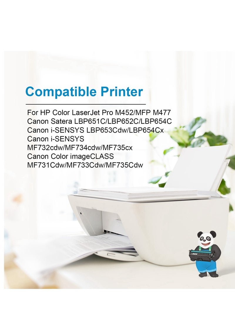 ASTA M477fdw 410A Color Toner Cartridge CF410A Universal CRG 046 BK Compatible For Canon HP Laser Jet LBP651C LBP652C MF733Cdw MF735Cdw M452 MFP M477 Printer Black CF F 410 A CRG-046 Replacement - Image 4