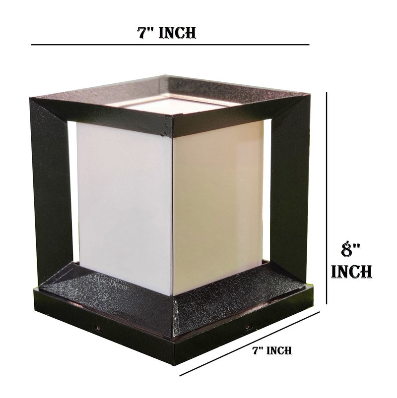BrightLyt Waterproof Outdoor Gate Light for Pillars – Home Decorative Gate Lamp for Garden, Pathway & Entrance (Pack of 2) - Image 4