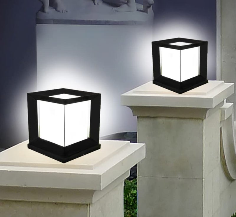 BrightLyt Waterproof Outdoor Gate Light for Pillars – Home Decorative Gate Lamp for Garden, Pathway & Entrance (Pack of 2) - Image 5