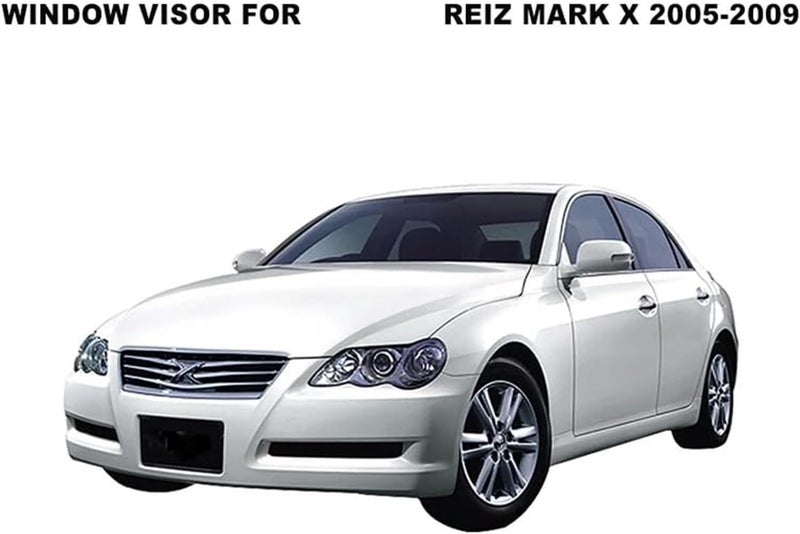 QASULER Window Visors for Toyota Reiz Mark X (2005-2009) - Image 3