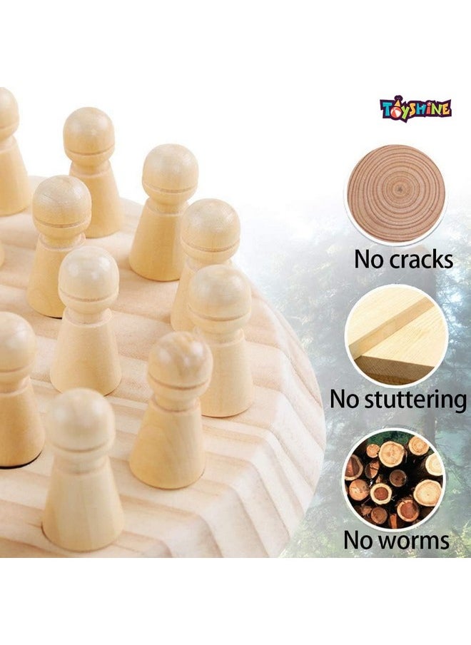 Toyshine Toyshine Wooden Memory Match Stick Chess Game Set, Funny Block Board Game Parent-Child Interaction Toy For Boys And Girls Age 3 And Up, Kids  - Image 4