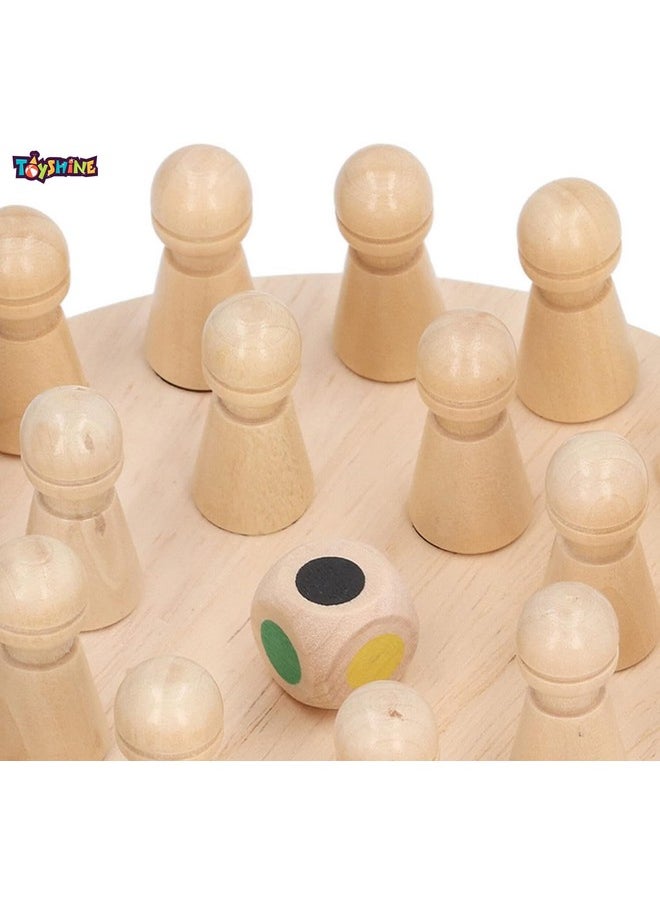 Toyshine Toyshine Wooden Memory Match Stick Chess Game Set, Funny Block Board Game Parent-Child Interaction Toy For Boys And Girls Age 3 And Up, Kids  - Image 2