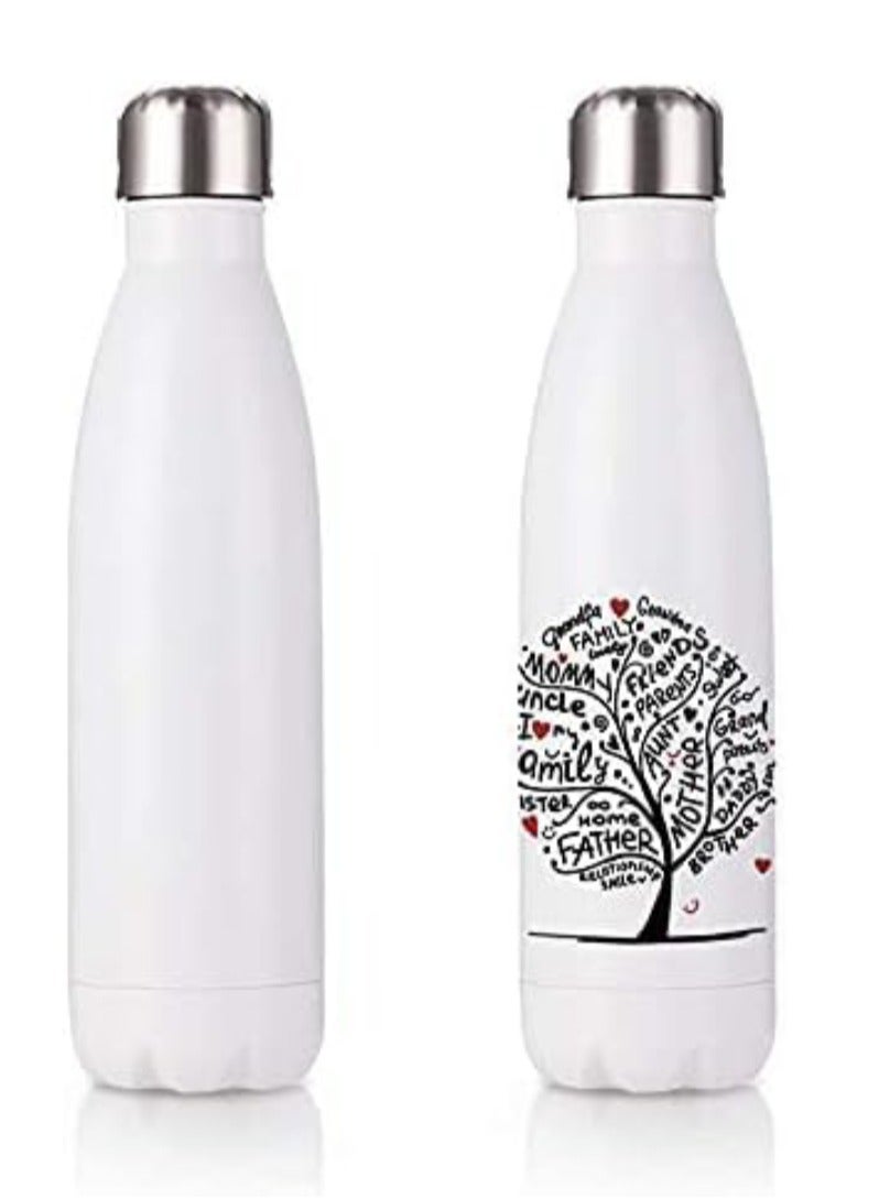 Vitacelli 500ML Stainless Steel Vacuum Insulated Water Bottle Cola Shape Bottle Keep 12 Hours Cold & Hot Reusable Metal Leak-Proof Sports Flask Pack Of 2  - Image 2