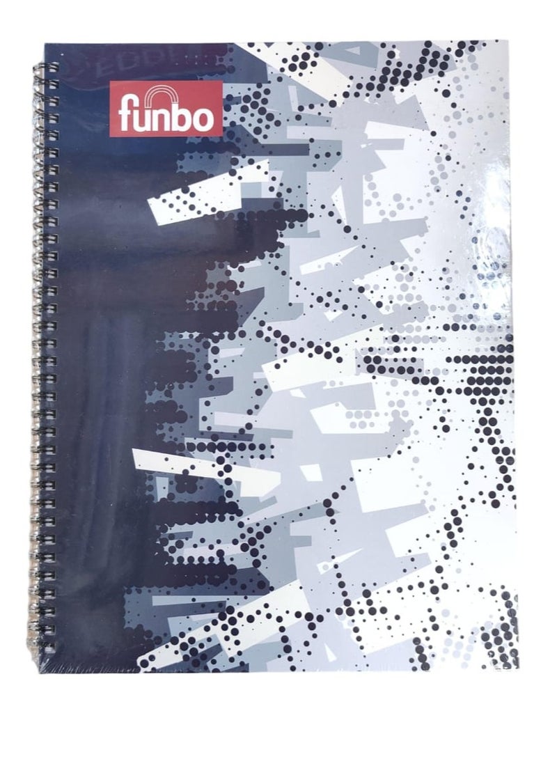 فانبو دفتر ملاحظات FUNBO-A4، 80 ورقة، موضوع واحد، مع غلاف مقوى (تحويل) - Image 2