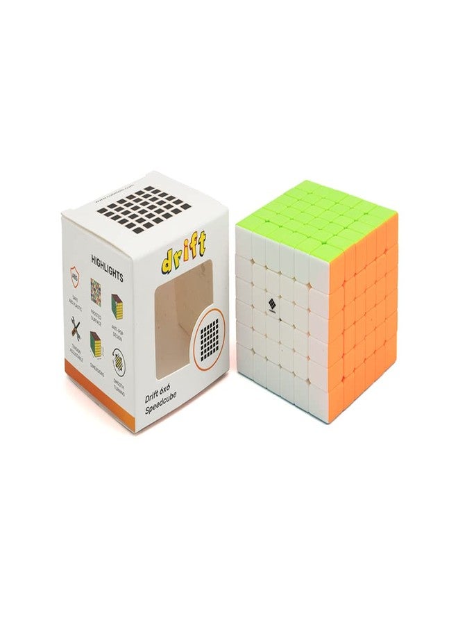 Cubelelo Drift 6x6 Stickerless Speed Cube Magic Puzzle for Kids & Adults | Advanced Level Speedcube | Speedy Stress Buster Brainstorming Cube - Image 1