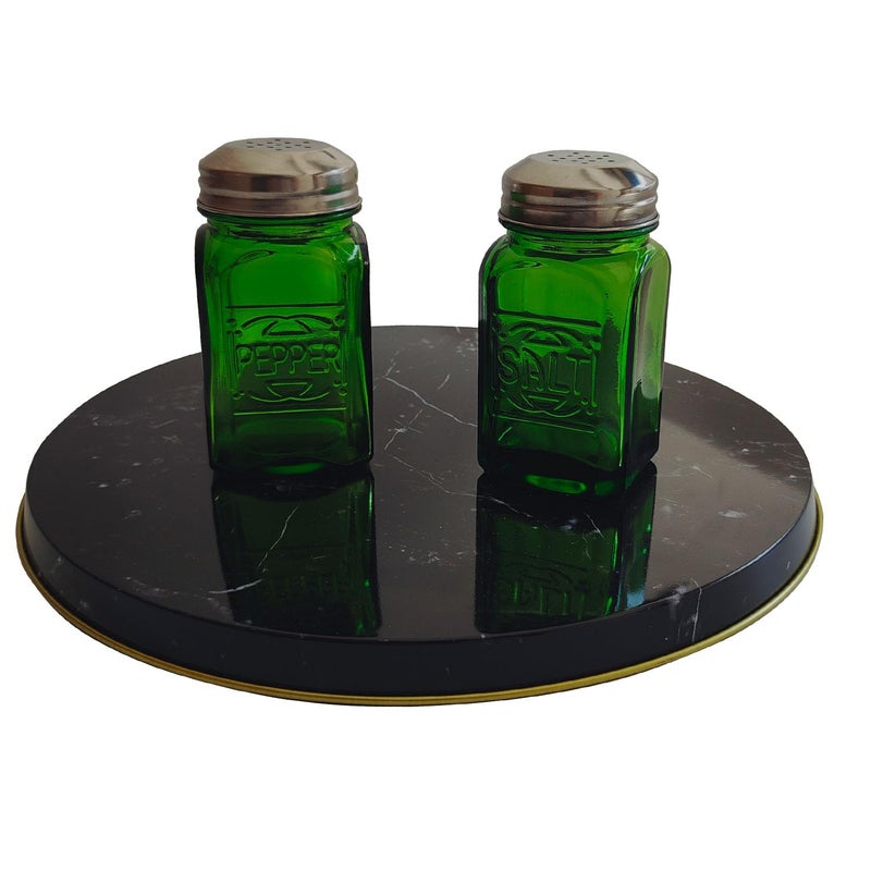 Kerixi Vintage Salt and Pepper Shakers (Green, Medium) - Image 3