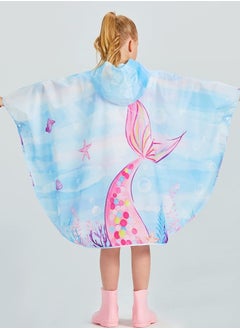 WAWSAM Lightweight Kids Rain Poncho Reusable Toddler Raincoat Waterproof Girls Rain Jacket  - Image 3