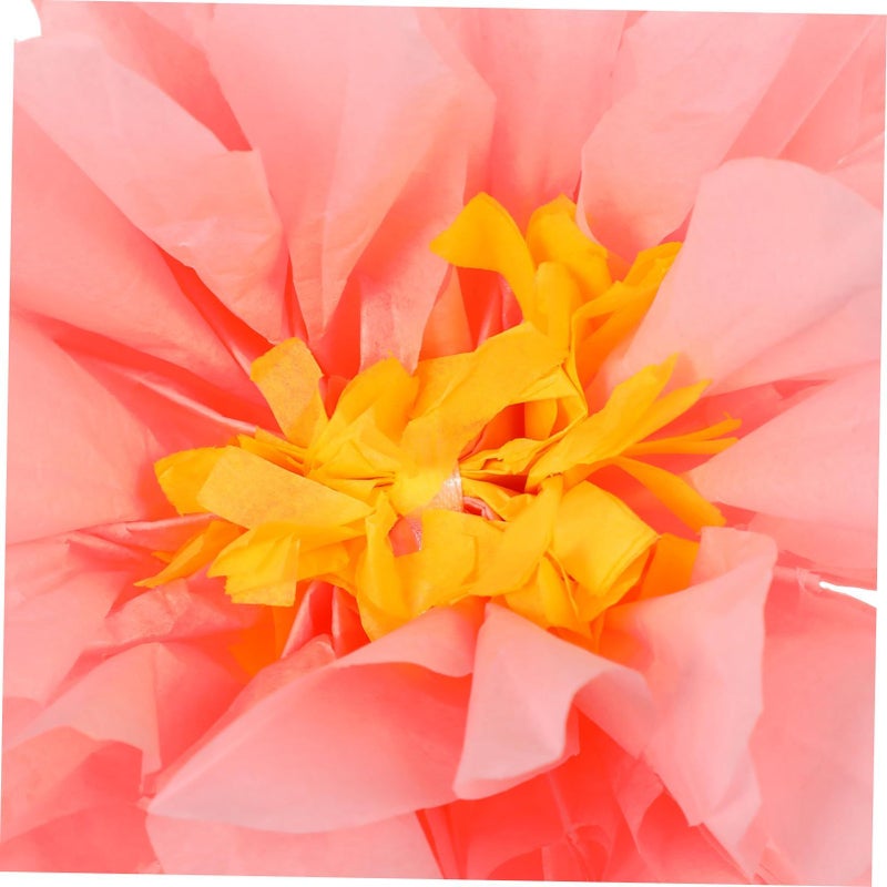 6 Pcs Paper Daisy Floral Garland Hanging Wall Decor For Wedding Party Backdrop Indoor Outdoor - Image 4