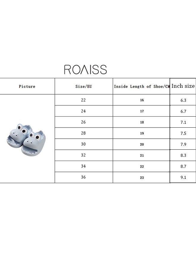 roaiss Kids Sliders Boys Girls Cartoon Cute Slippers Toddler Beach Pool Slide Sandals Slip-on Summer Flip Flops  - Image 4