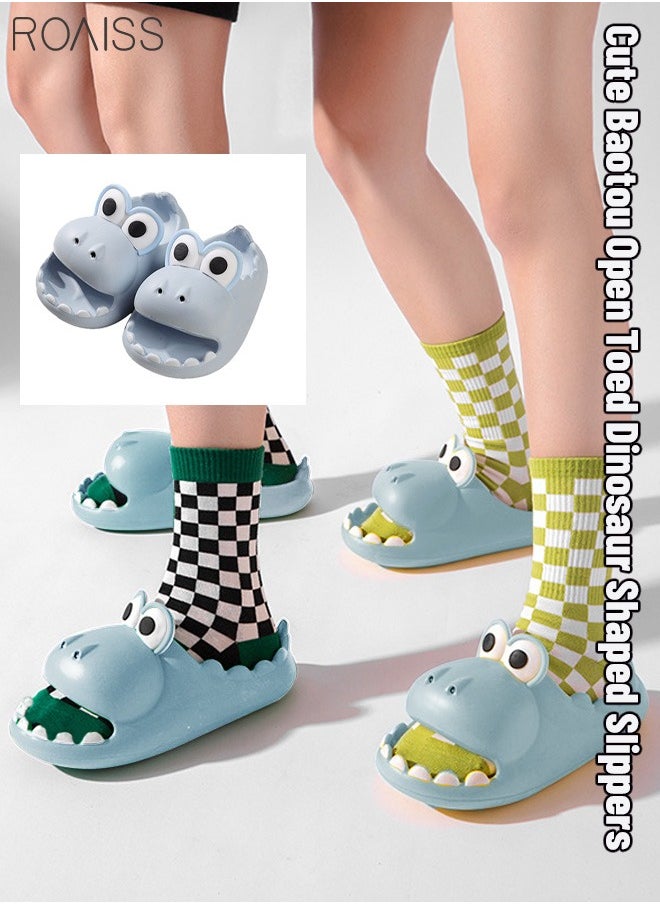 roaiss Kids Sliders Boys Girls Cartoon Cute Slippers Toddler Beach Pool Slide Sandals Slip-on Summer Flip Flops  - Image 3