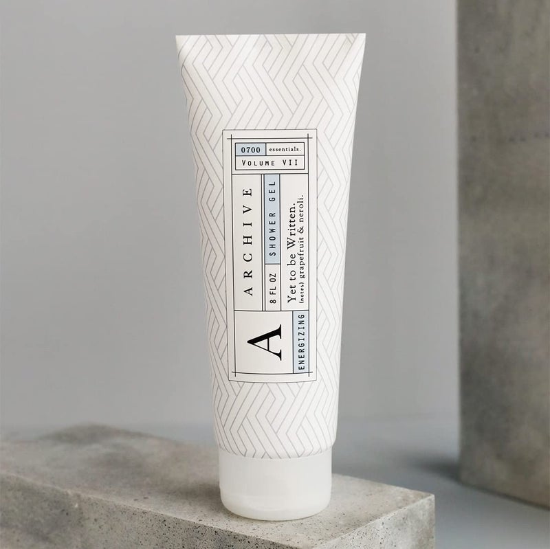 Archive Yet To Be Written Shower Gel All Natural Moisturizing Body Wash for Men & Women Lightly Scented 8 Fl oz - Image 2