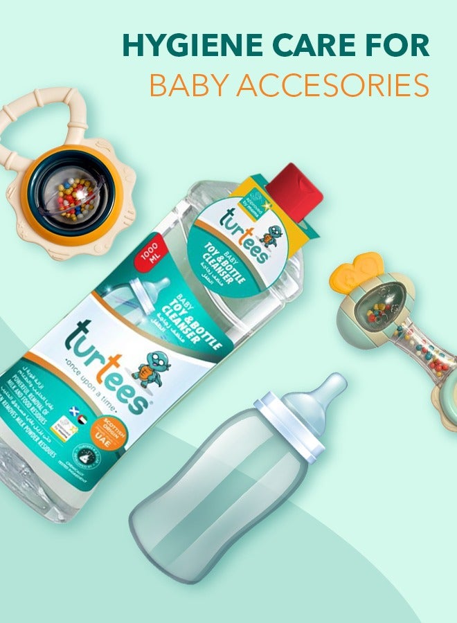Turtees Baby Toy & Bottle Cleanser 1000ml – Safe & Gentle Liquid for Baby Bottles, Nipples, Toys & Feeding Accessories – Removes Milk Residue & Odour - Image 5