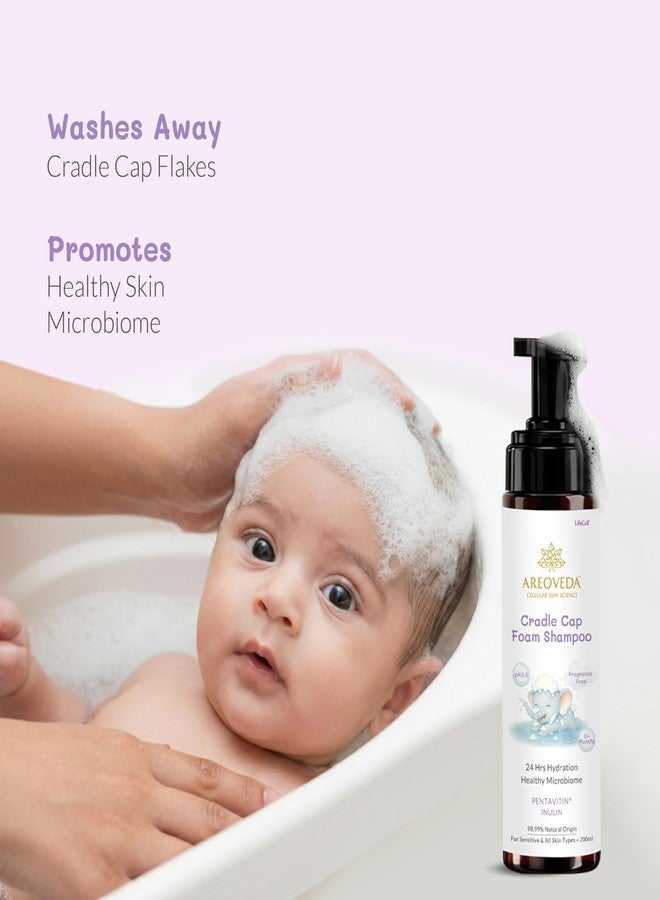AreoVeda Cradle Cap Duo | Loosens & Washes Away Cradle Cap Flakes | Ecocert Certified | Cellularly Proven - Image 4