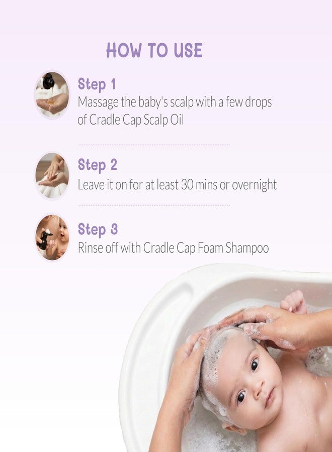 AreoVeda Cradle Cap Duo | Loosens & Washes Away Cradle Cap Flakes | Ecocert Certified | Cellularly Proven - Image 5
