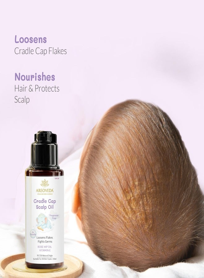 AreoVeda Cradle Cap Duo | Loosens & Washes Away Cradle Cap Flakes | Ecocert Certified | Cellularly Proven - Image 3