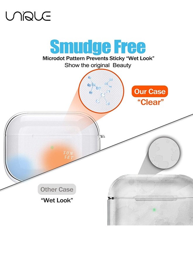 Unique - For AirPods Pro 2 Case - Clear Softshell with Star Keychain, Cute Charm Star Design, designed for Air Pods Pro Gen 2 - Image 1