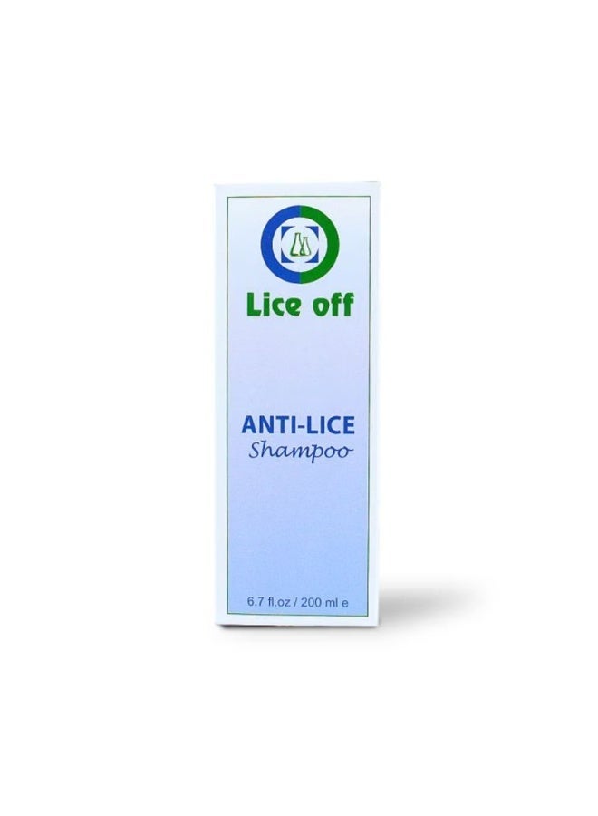 Anti Lice Shampoo 200ml –  Head Lice Removal & Scalp Cleansing Hair Care Formula for Kids and Family Use