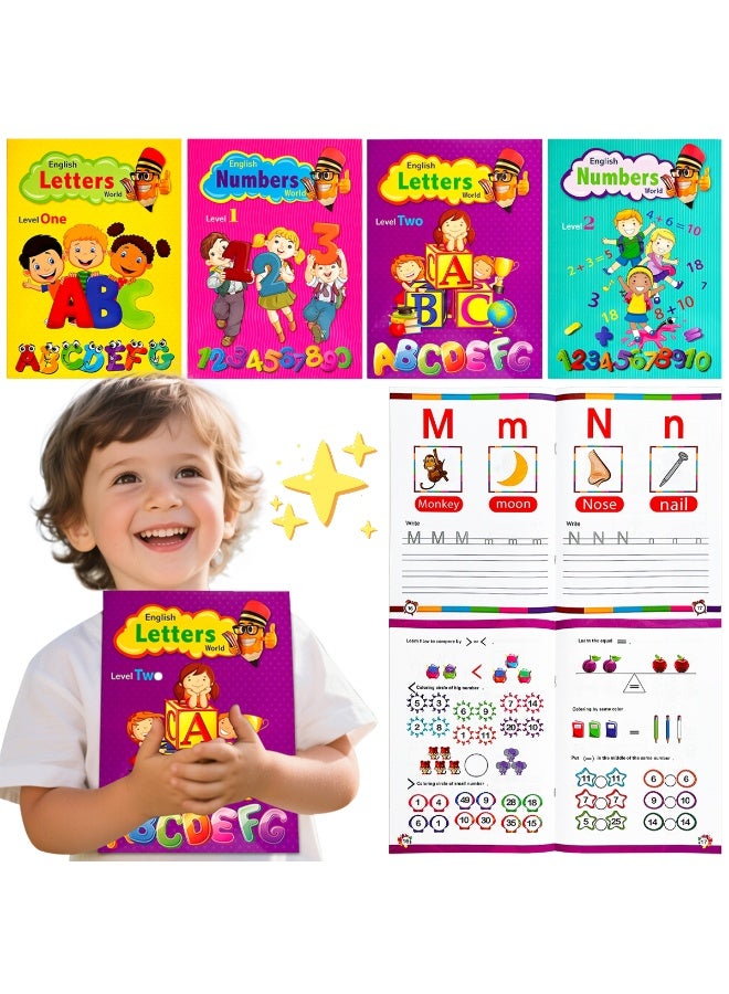 مونتيسوري للمبتدئين في تعلم اللغة الإنجليزية كلمات أساسية شفهية كتاب تمارين الأبجدية كتاب تمارين الجمع الرياضي تحسين الذاكرة ومهارات التعرف على الكلمات، حفظ الكلمات وكتابتها بسرعة أكبر، مساعدة الأطفال على الكتابة بشكل صحيح وسليم، متابعة وتدريب ما قبل المدرسة المدارس، الطلاب، الأدوات المكتبية، لوازم التعلم، هدايا حفلات الأطفال الصغار، هدايا أعياد الميلاد والعودة إلى المدرسة - Image 2