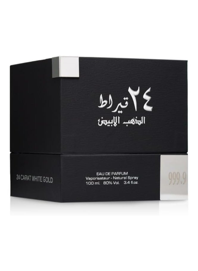 Lattafa 24 Carat White Gold Eau de Parfum 100ml - Image 2
