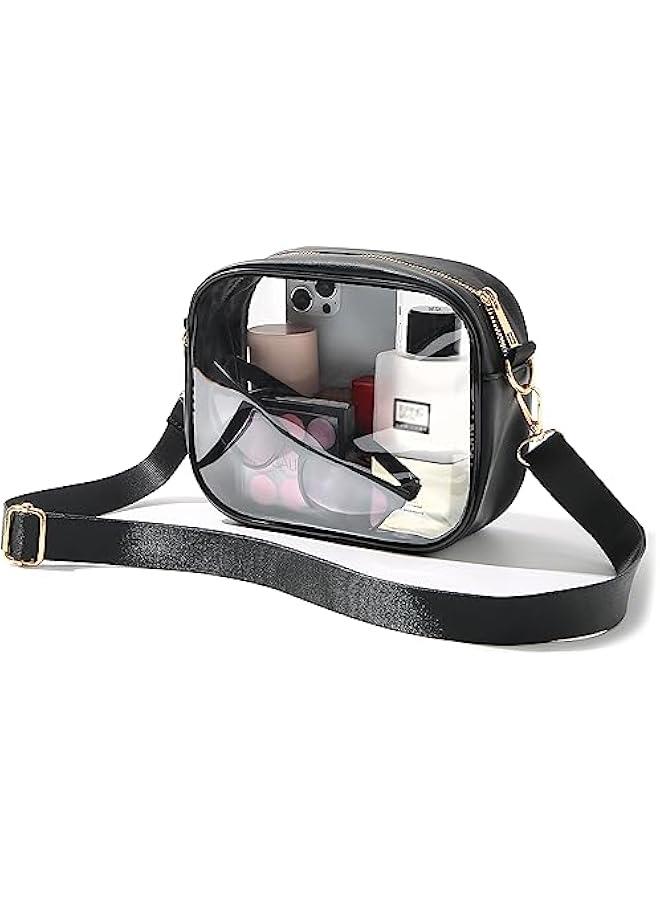 Arabest Clear Bag Stadium Approved, Crossbody Transparent Bag for Concerts Sports Events, Purses for Men & Women - Image 1
