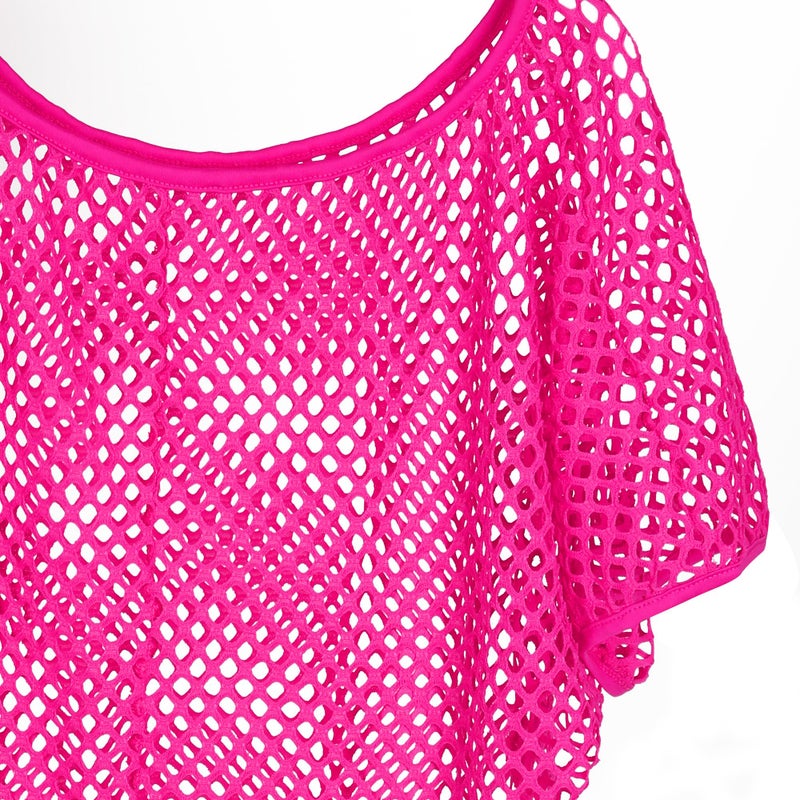 CICOCI 80s 90s Outfit For Women Neno Party Fishnet Top1980s Costume with 80s Accessories Set Retro Party Leg Warmers Headband Pink - Image 5