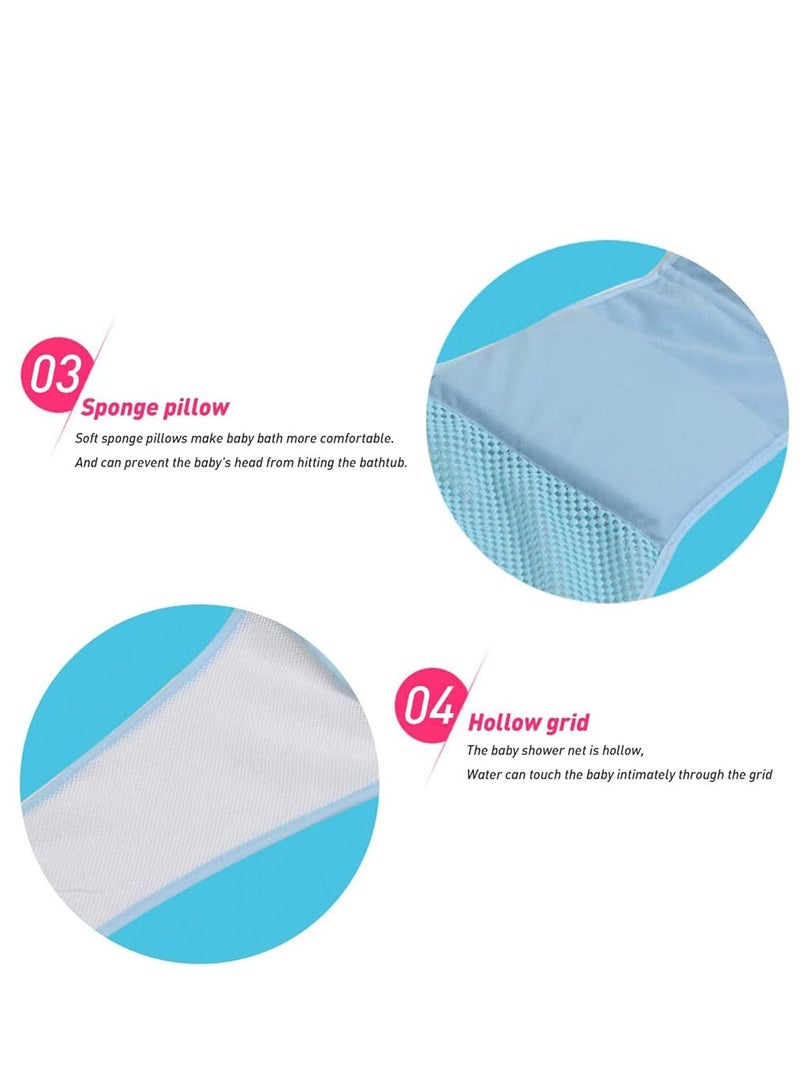 واي آند دي Baby Bath Support, Adjustable Seat Support Net Non-Slip Sling Hammock Comfortable Mesh Accessories Safety - Image 4