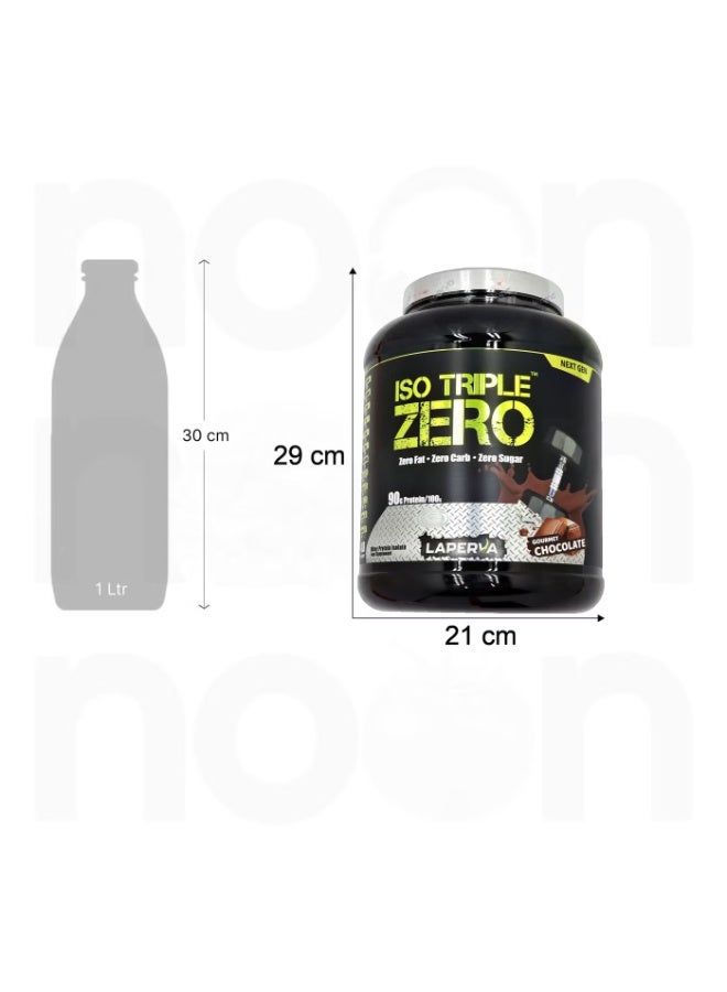 لابيرفا آيزو تربل زيرو واي بروتين – كوكيز آند كريم بلجيكي، 4 رطل - Image 3