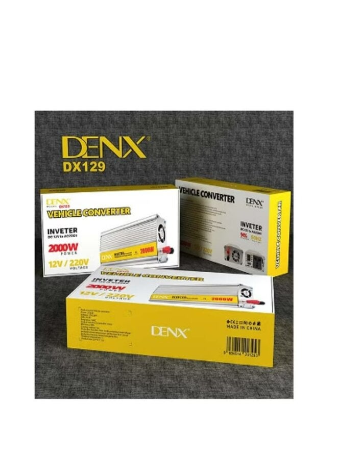 Denx 2000W Car Power Inverter DC 12V TO AC220V - Image 2