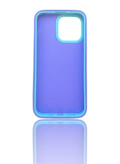 Generic Back protection cover made of plastic for Apple iPhone 14 Pro max with a frame inside to protect the phone - Purple  - Image 1