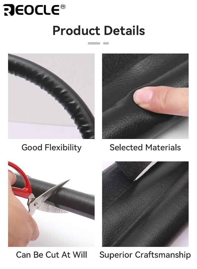 REOCLE 2pcs Door Bottom Sealing Strips for Soundproofing Cuttable Strips Designed to Block Gaps Prevent Dust Insects Suitable for Glass Doors Wooden Doors Bedroom - Image 5