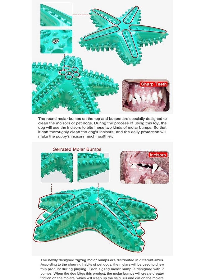 بت لعبة الكلاب الأليفة للطحن والعض والمضغ وتنظيف الفم وفرشاة الأسنان والتفاعل الصوتي ولعبة الجراء وألعاب الكلاب الصريرية للكلاب الصغيرة والمتوسطة الحجم - Image 4