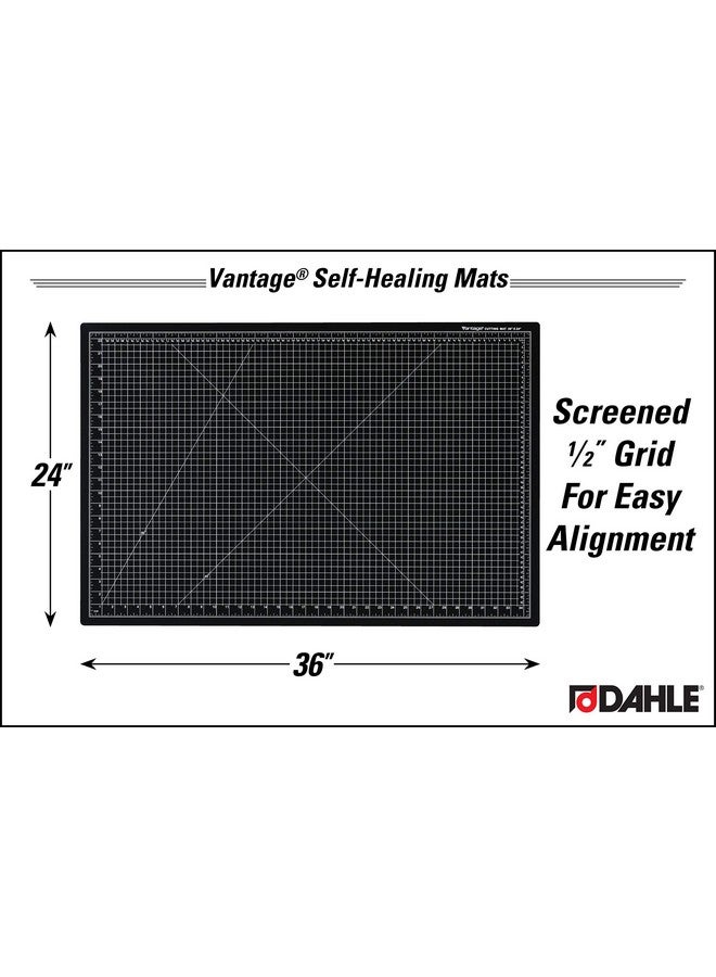 Dahle #10673 Vantage Cutting Mat Black 24 Inch - Image 3