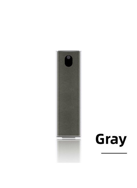 Direct Portable Mobile Phone Screen Cleaner Spray Wipe Integrated Laptop Display Cleaner-Color:Gray-transparent Pc Case + Color Box + 50ml Replenishing Solution