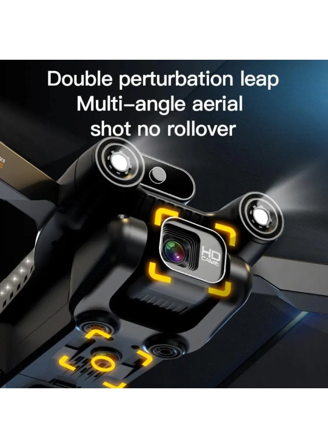 ELTRAZONE P12 Pro Foldable Drone with 4K Front and 1080P Bottom HD Camera | One-Touch Takeoff and Landing with Auto Return-to-Home Function | Built-in Obstacle Avoidance Sensor for Safer Flight | Compact, Lightweight & Foldable Design | Long Battery Life | Stable Hovering RC Drone Toy for Adults, Beginners, and Hobbyists  - Image 3