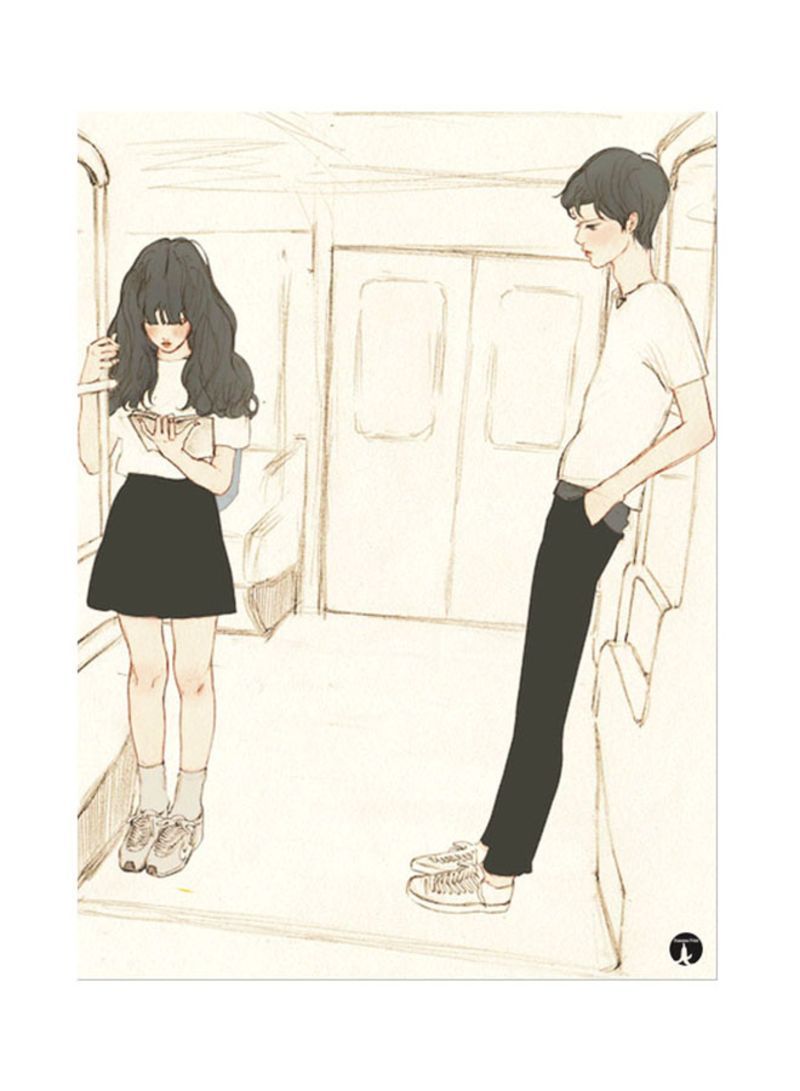 RKN Metal Plate Of Korean Art Poster Multicolour