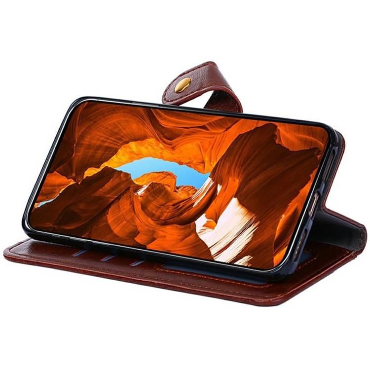 إيروريكس جراب هاتف جلدي بسحاب لهاتف Infinix Note 50 4G (بني) - Image 3