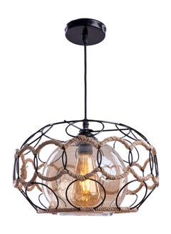 NAGAFA SHOP Circle black modern 1 lamp ceiling lamp  - Image 1
