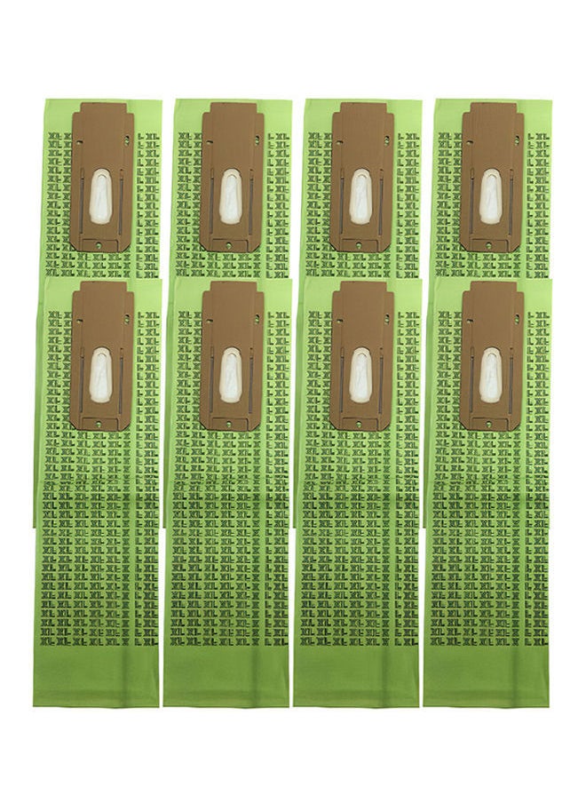 NIBEMINENT - 8-Piece Oreck XL Type CC Upright Vacuum Clearner Dust Bag Set H23 Green - Image 1