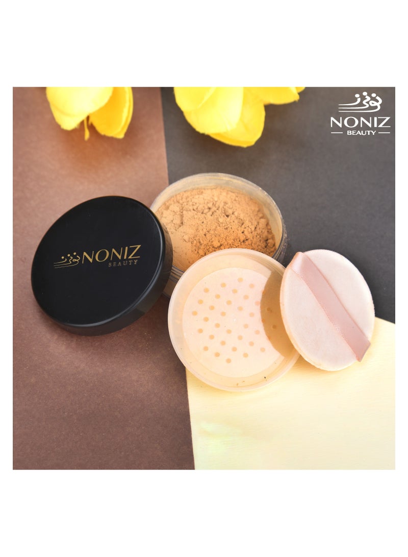 NONIZ BEAUTY NONIZ Finishing Loose Powder - Matte Finish - Oil Absorbing - Vegan Formula - Cruelty-free Makeup - Setting Powder - Image 3