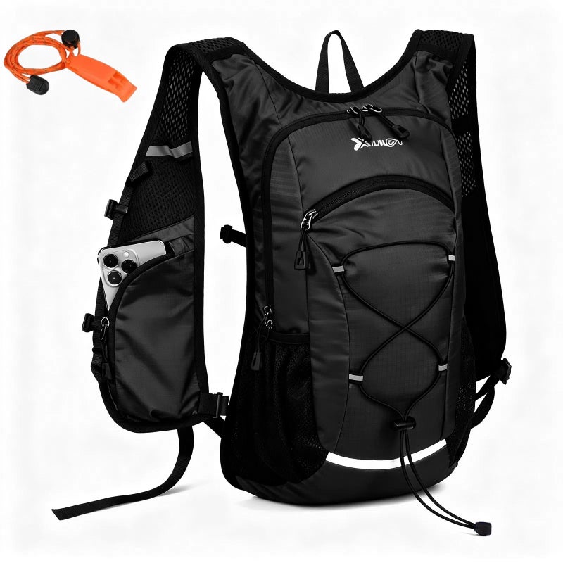 DOJUNS Hiking Backpack Lightweight Travel Backpack 20L Waterproof Hiking Daypacks Camping Backpack for Men Women (Black) - Image 1
