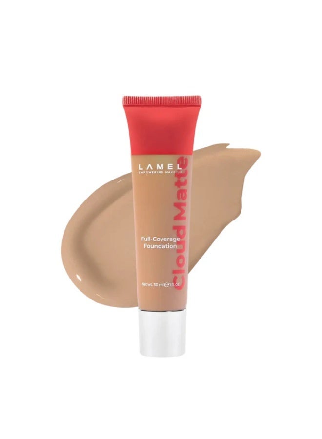 Lamel Cloud Matte Full-Coverage Foundation 06 Honey 30ml - Image 2