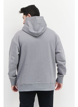 FILA Men Sportswear Fit Training Hoodie, Grey  - Image 2