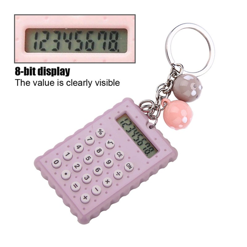 Portable Keychain Calculator PVC Material Color 3 - Image 4