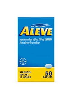 ALEVE Pain Relief Naproxen Sodium Caplets ‐ 50 Count  - Image 1